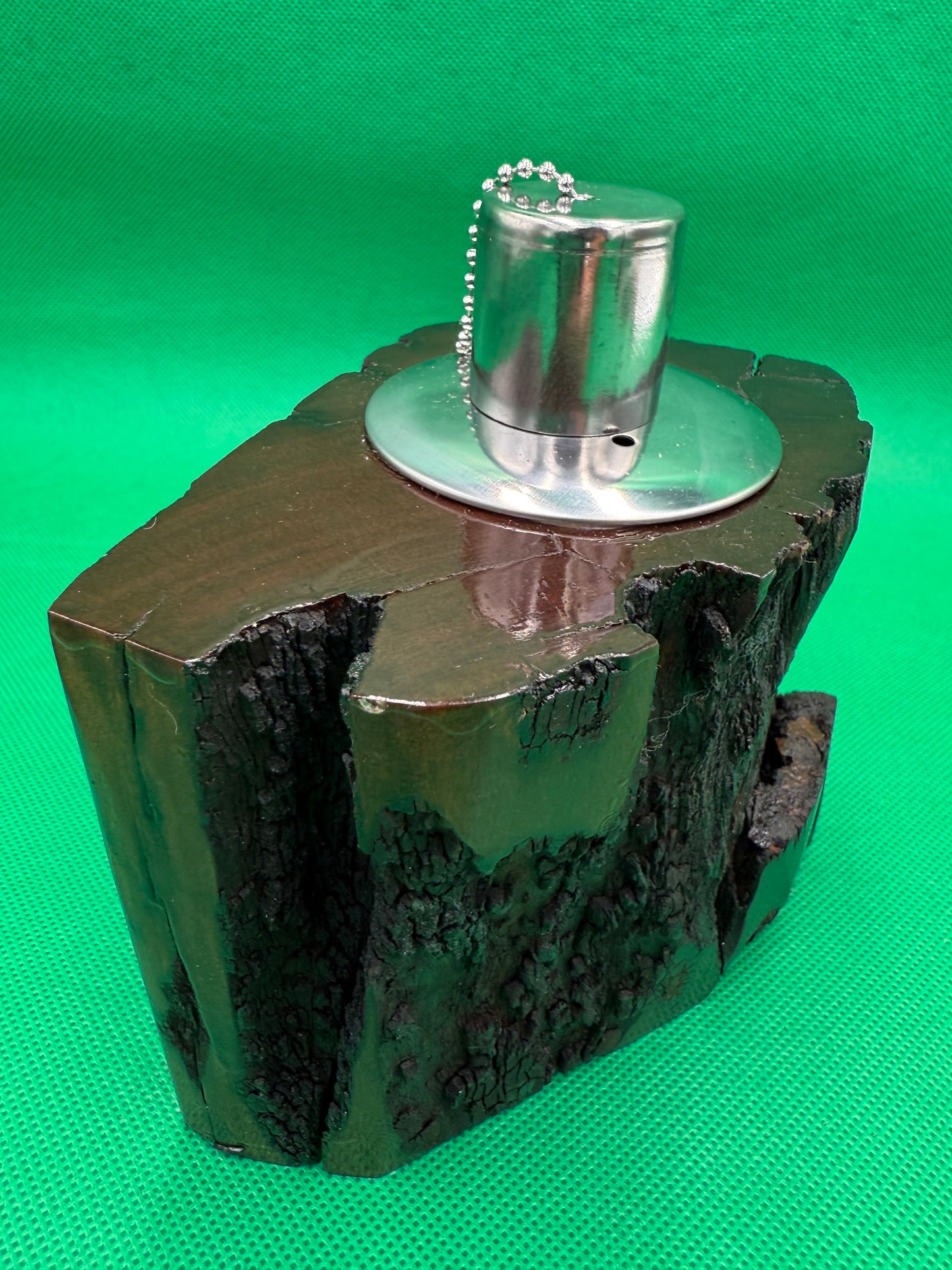 Recycled Wooden Oil Burner Small 26