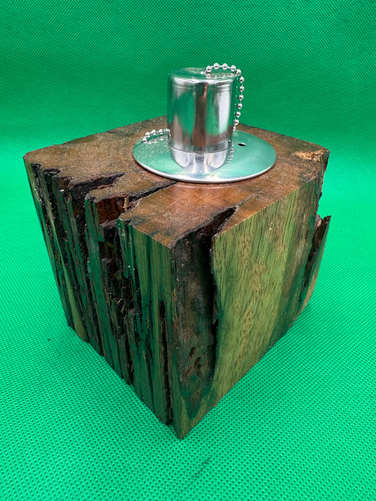 Recycled Wooden Oil Burner Small 67