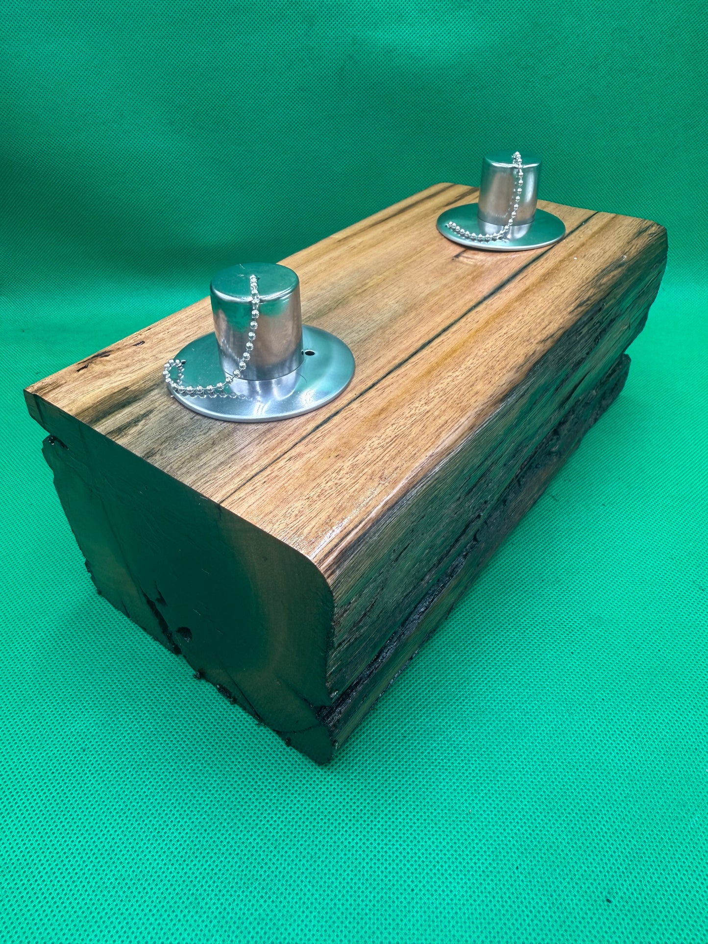 Log Recycled Wooden Oil Burner 76