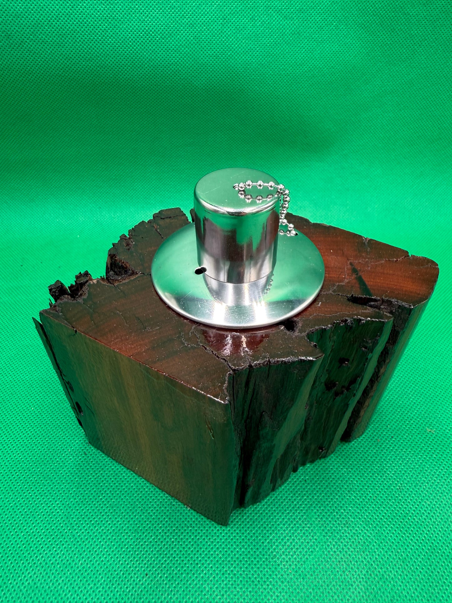 Recycled Wooden Oil Burner Small 88
