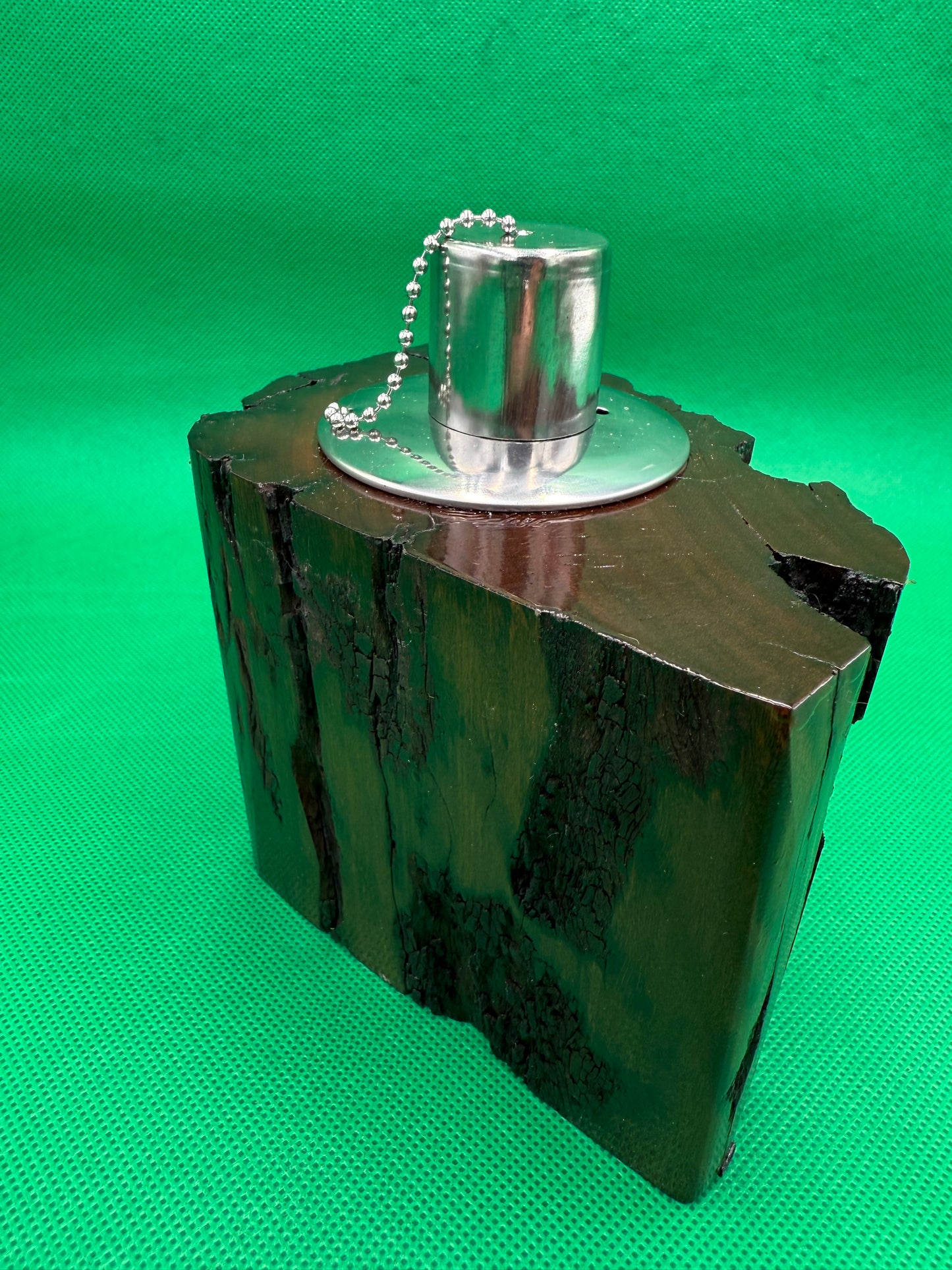 Recycled Wooden Oil Burner Small 26
