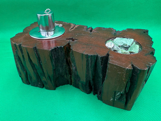 Recycled Wooden Oil Burner large 48