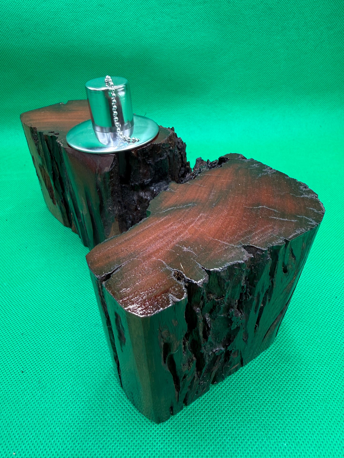 Recycled Wooden Oil Burner Large 123