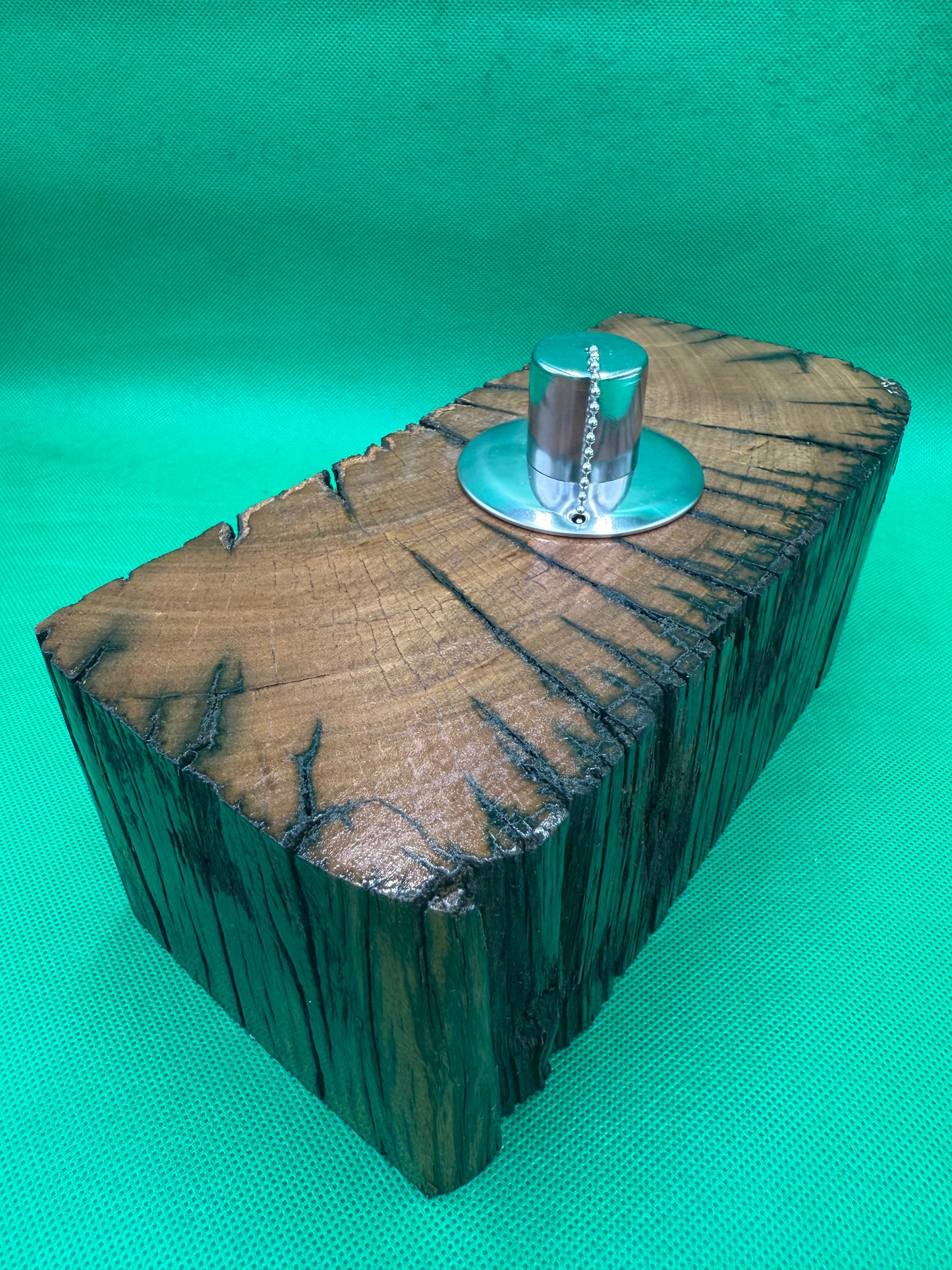 Recycled Wooden Oil Burner Large 123