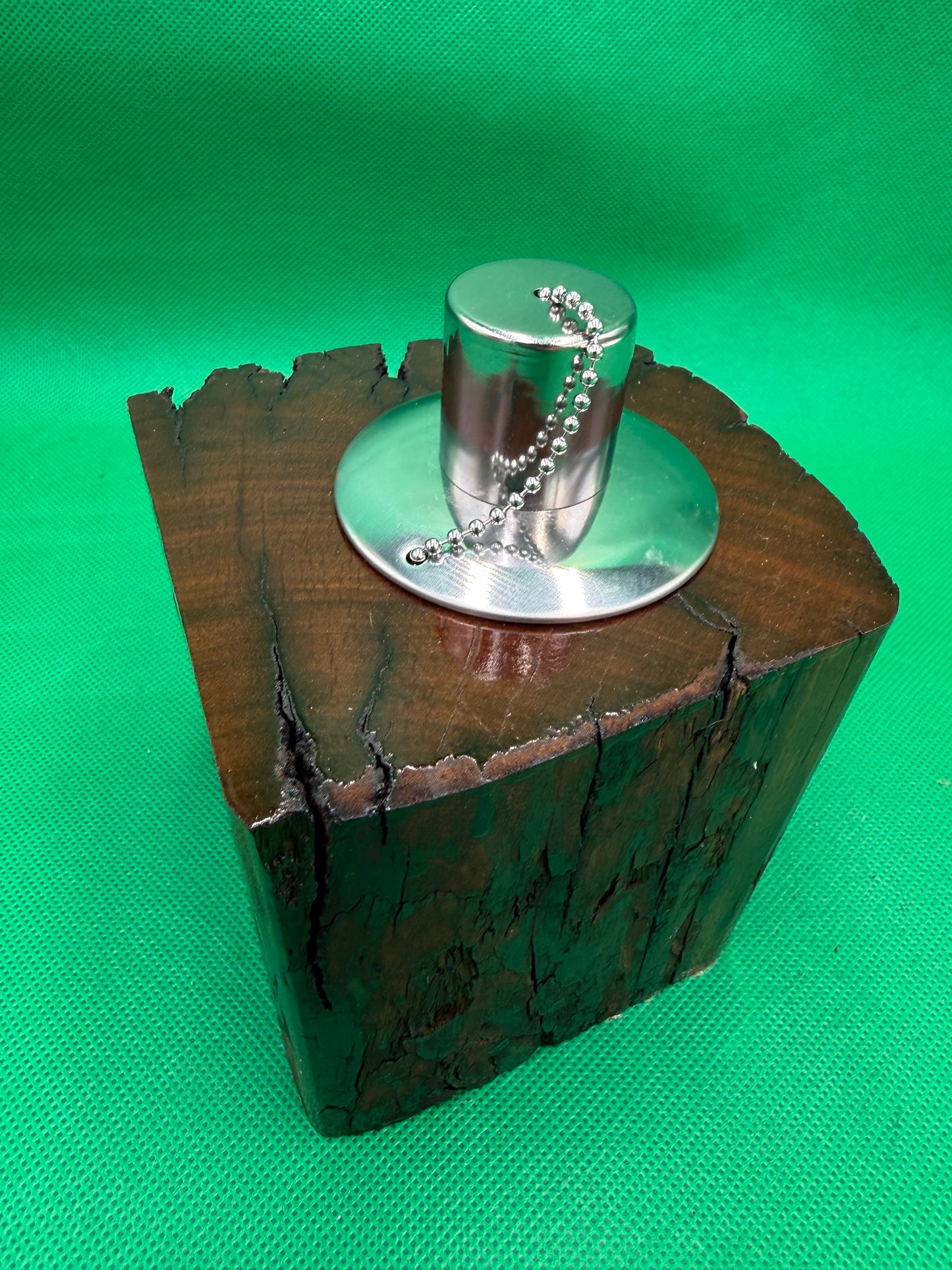 Recycled Wooden Oil Burner Small 93