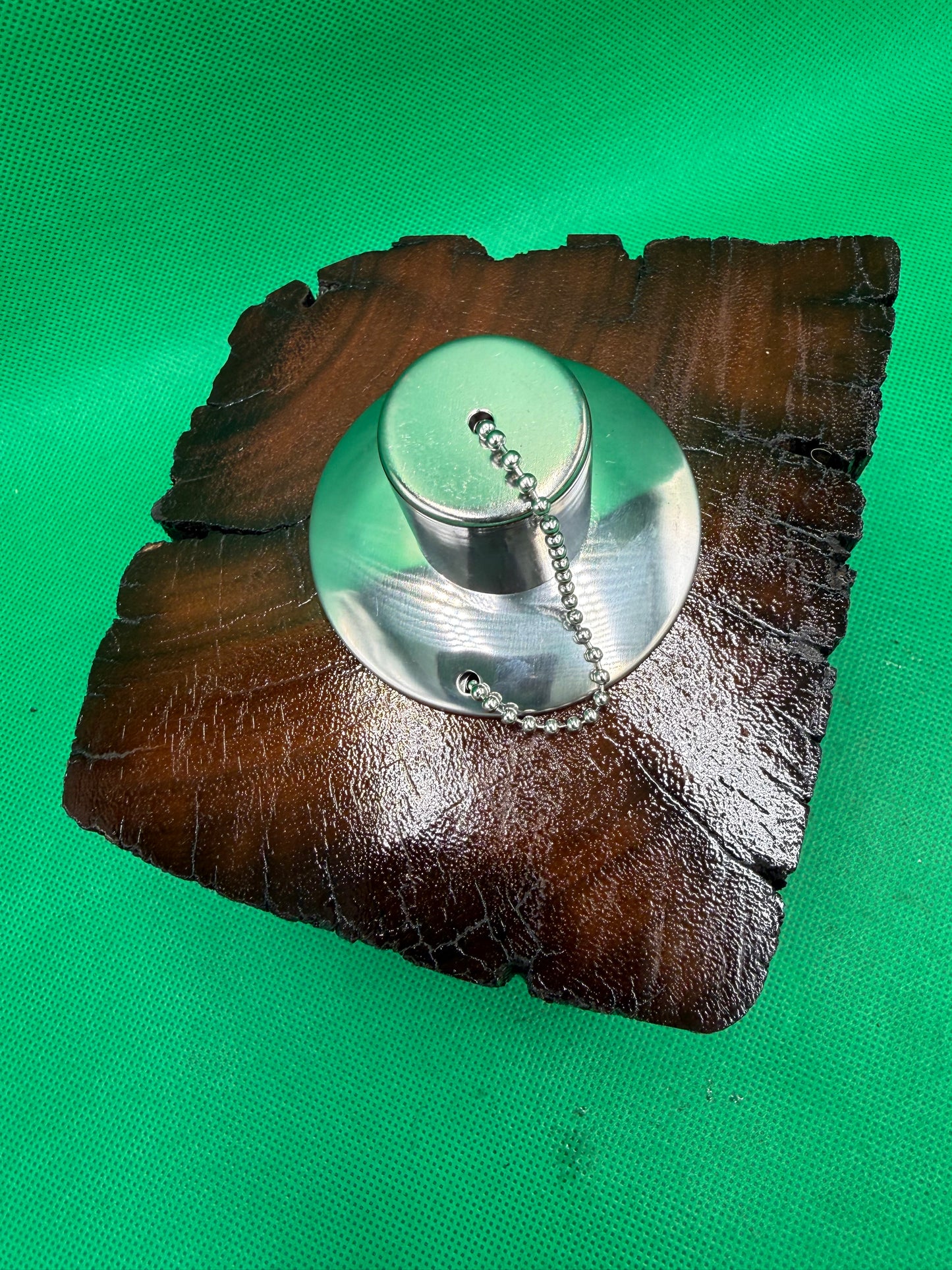 Recycled Wooden Oil Burner Small 45