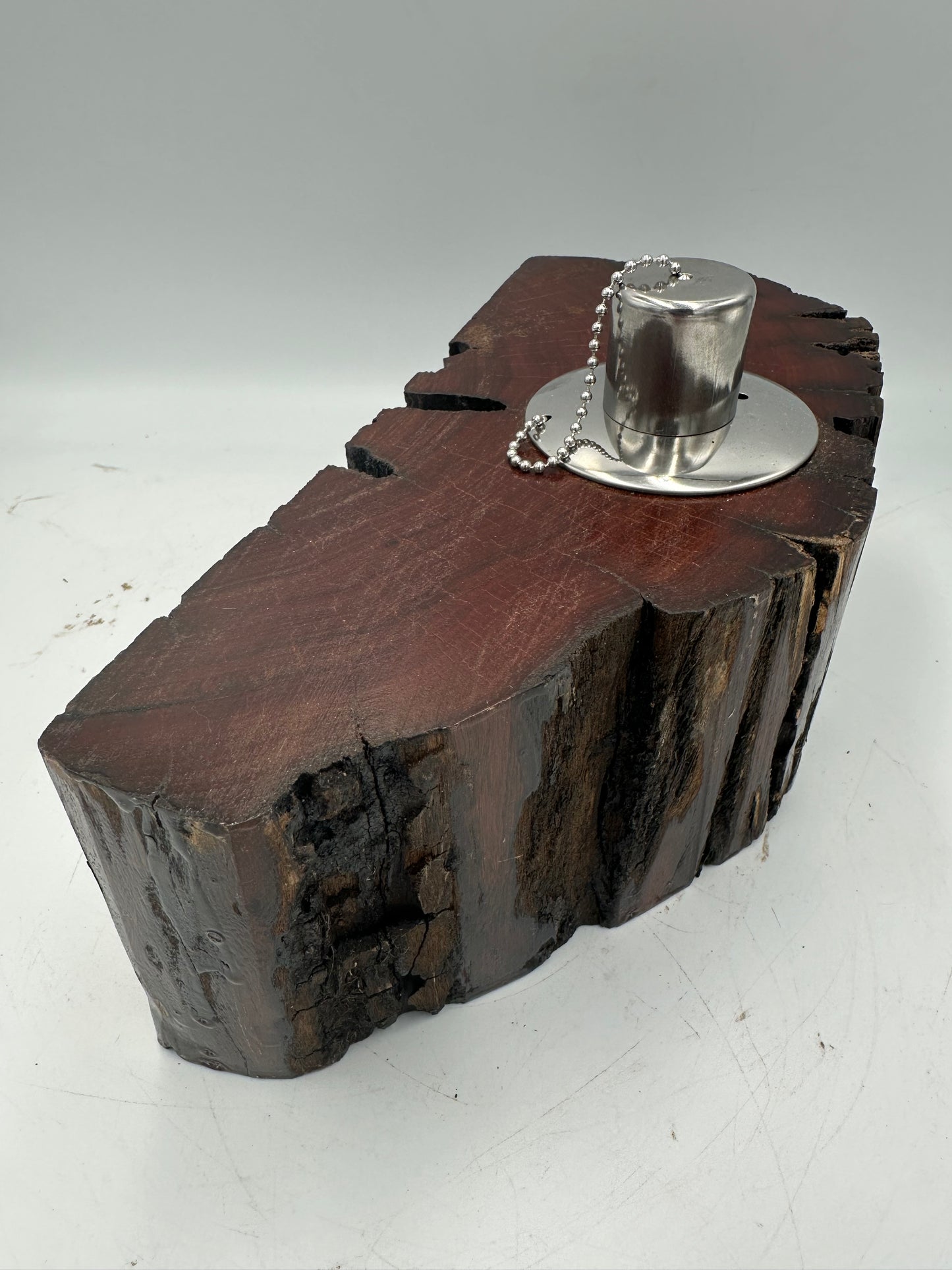 Recycled Wooden Oil Burner Large 6