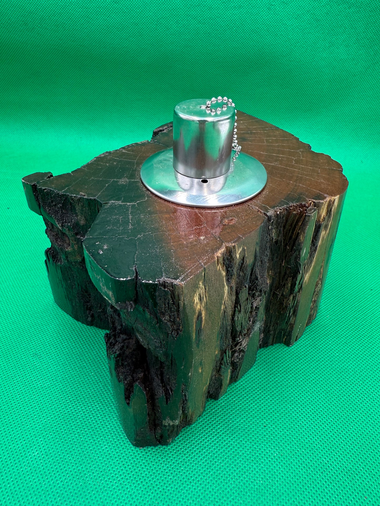 Recycled Wooden Oil Burner Large 98