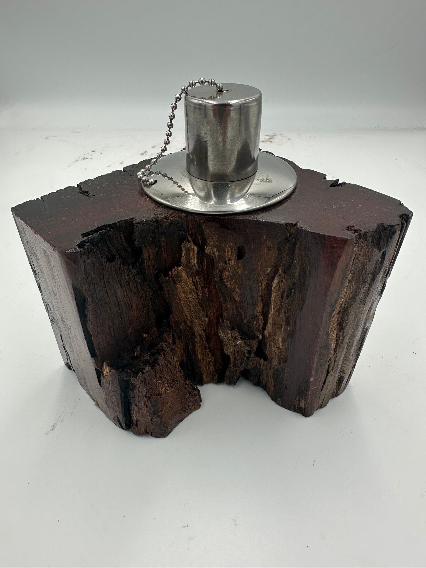 Recycled Wooden Oil Burner Small 64
