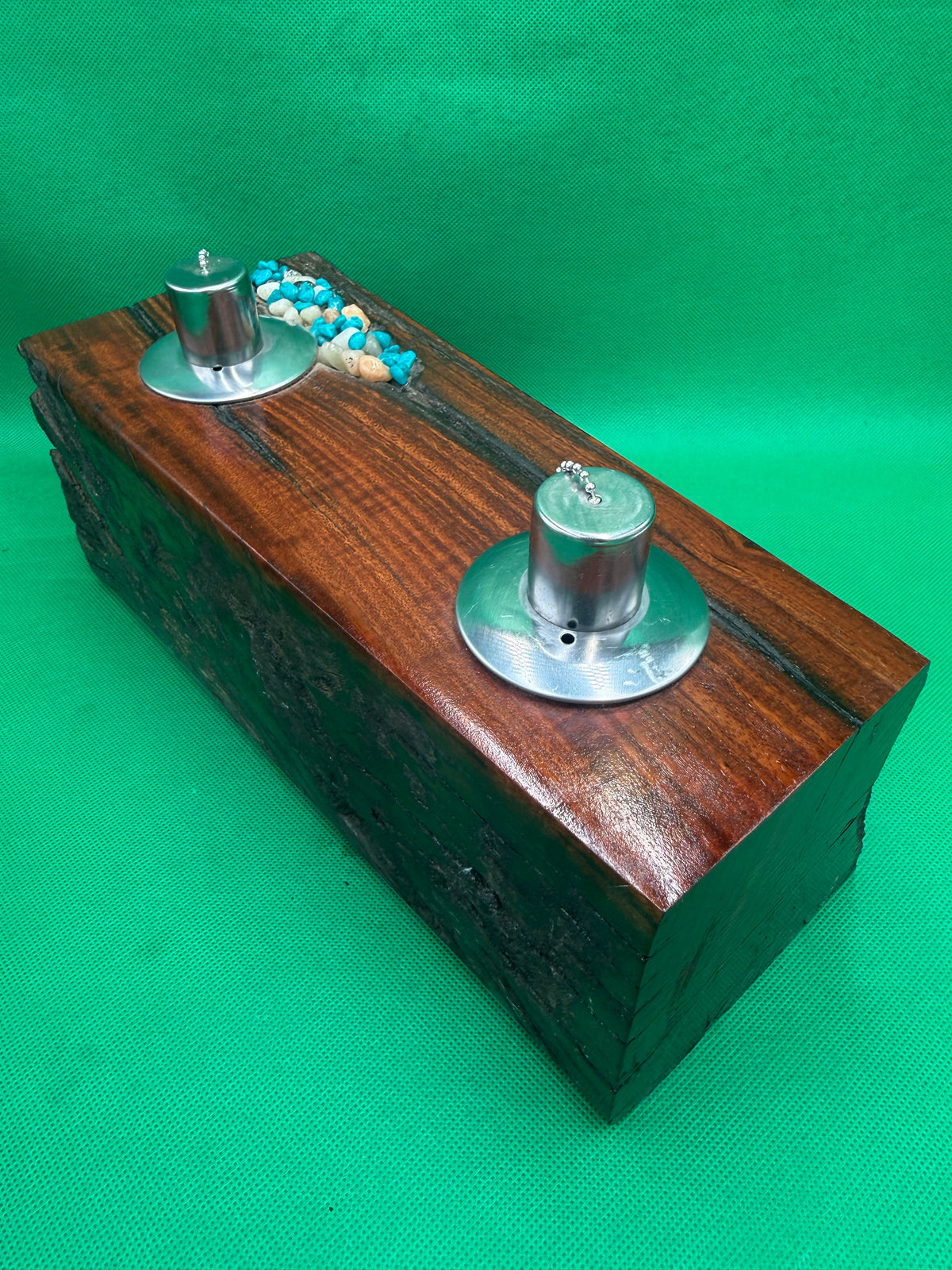 Log Recycled Wooden Oil Burner 18