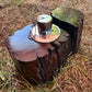 Recycled Wooden Oil Burner Large 30