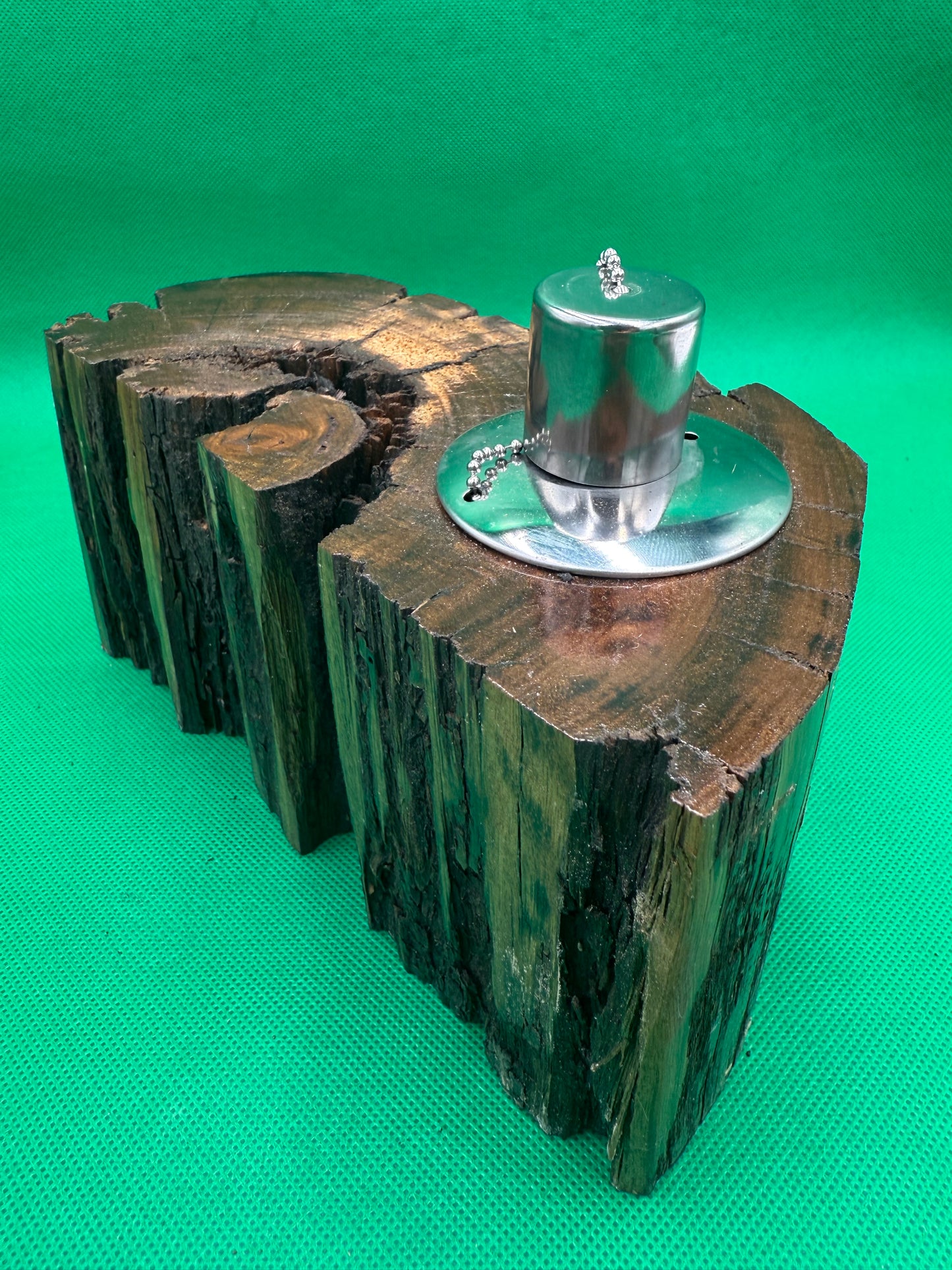 Recycled Wooden Oil Burner Large 129
