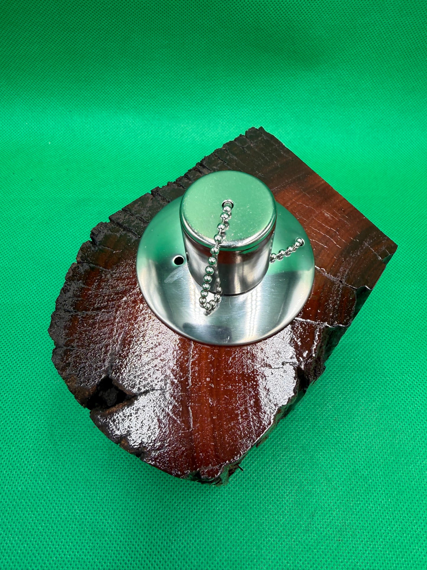 Recycled Wooden Oil Burner Small 101