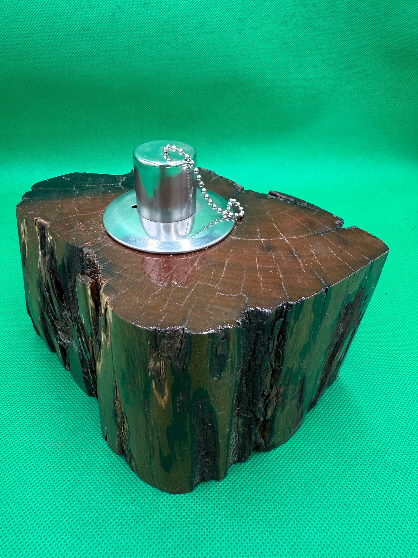 Recycled Wooden Oil Burner Large 98