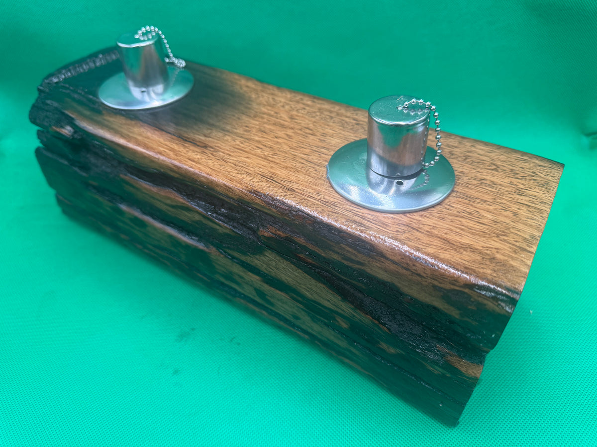 Log Recycled Wooden Oil Burner 108