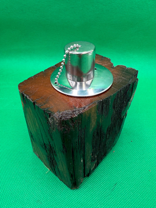 Recycled Wooden Oil Burner Small 28