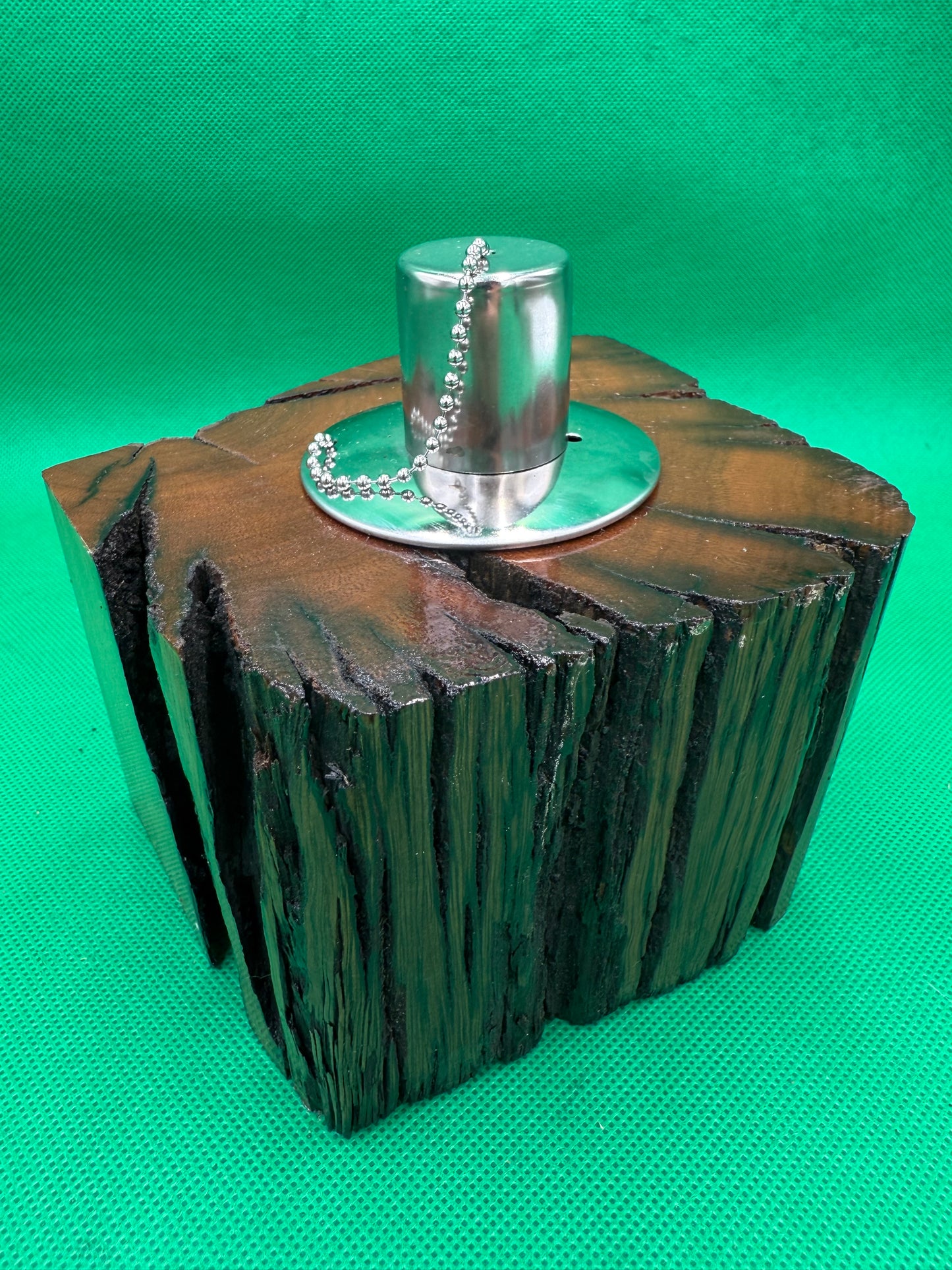 Recycled Wooden Oil Burner Small 92