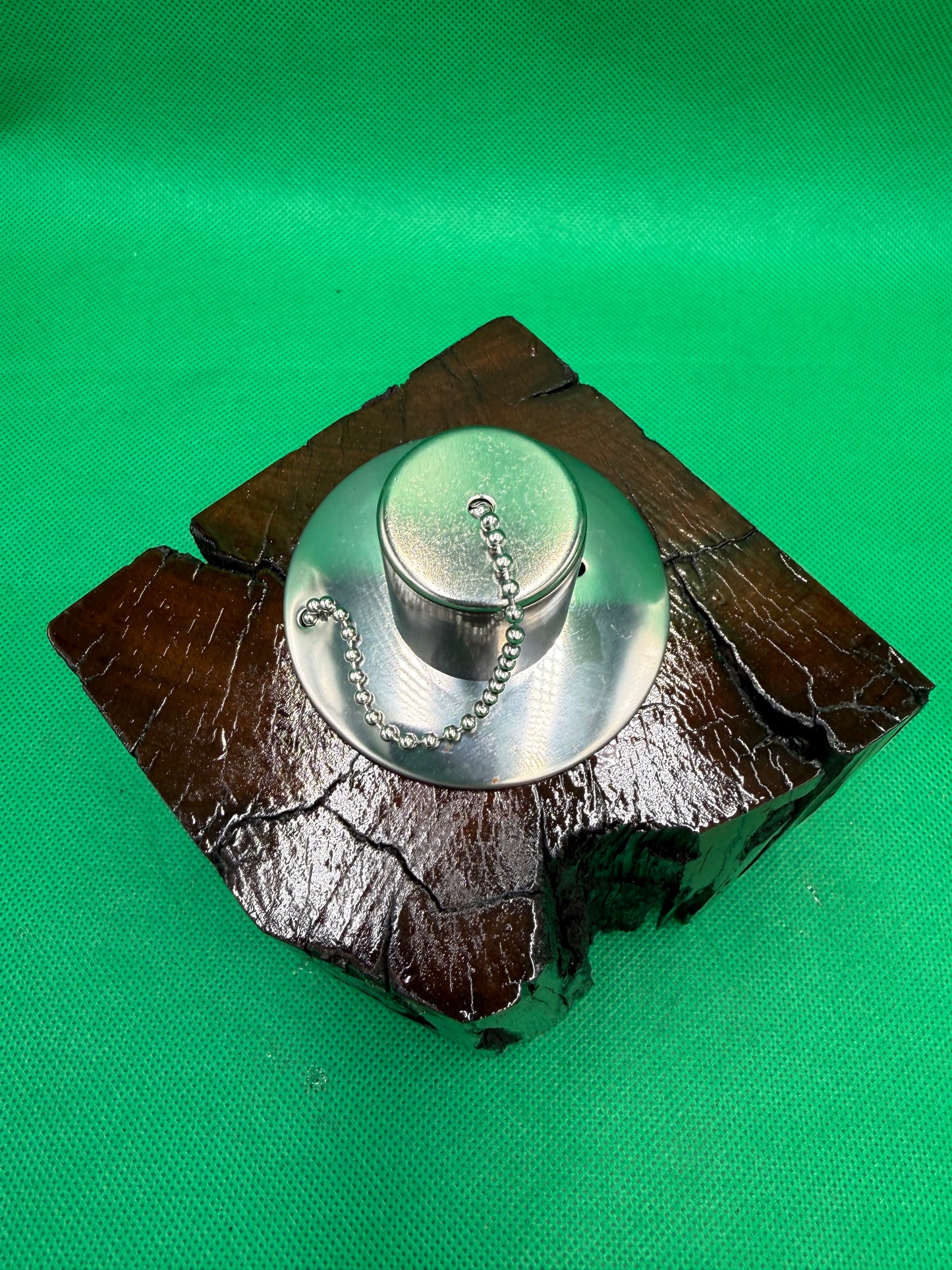 Recycled Wooden Oil Burner Small 107