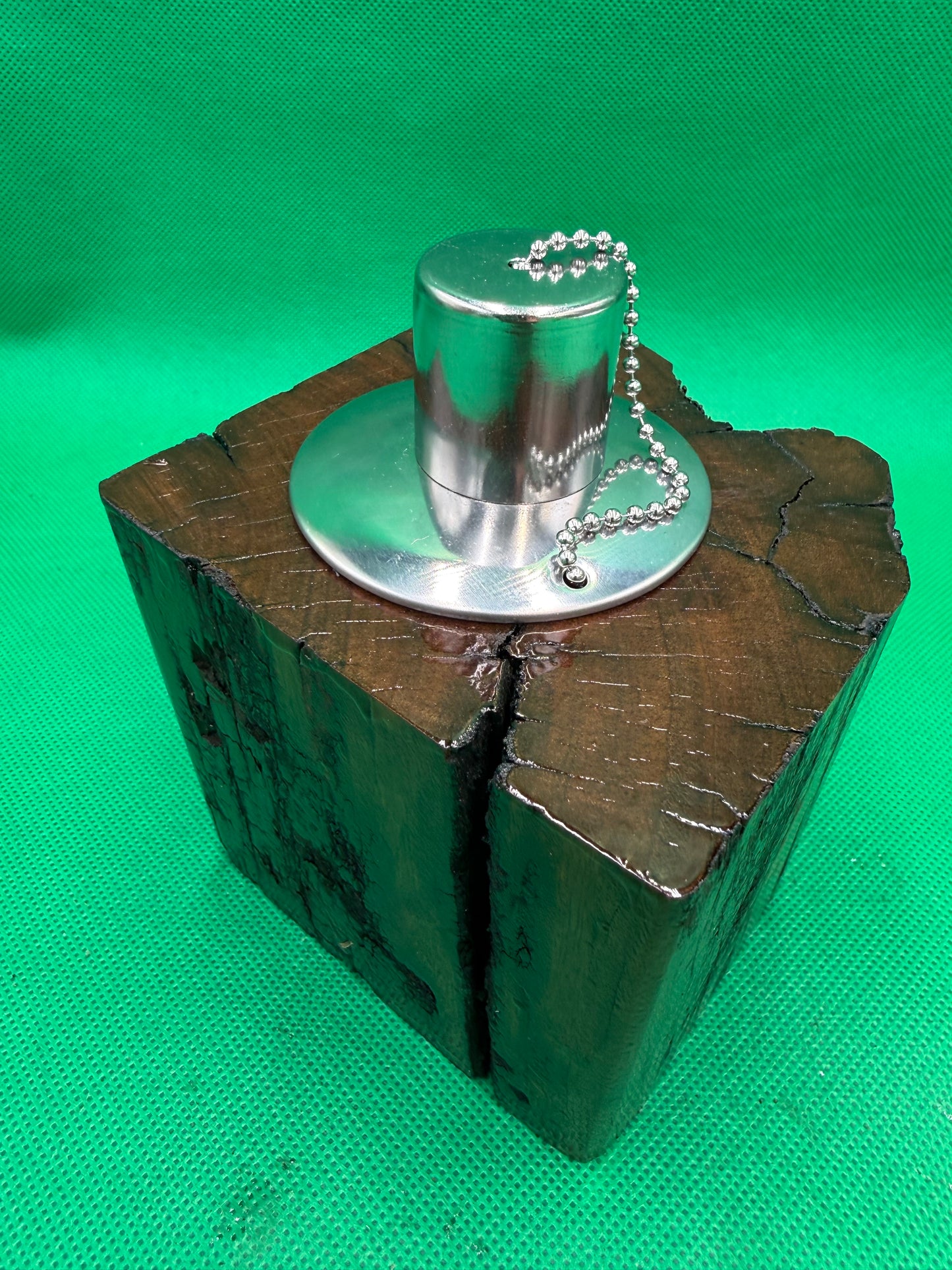 Recycled Wooden Oil Burner Small 107