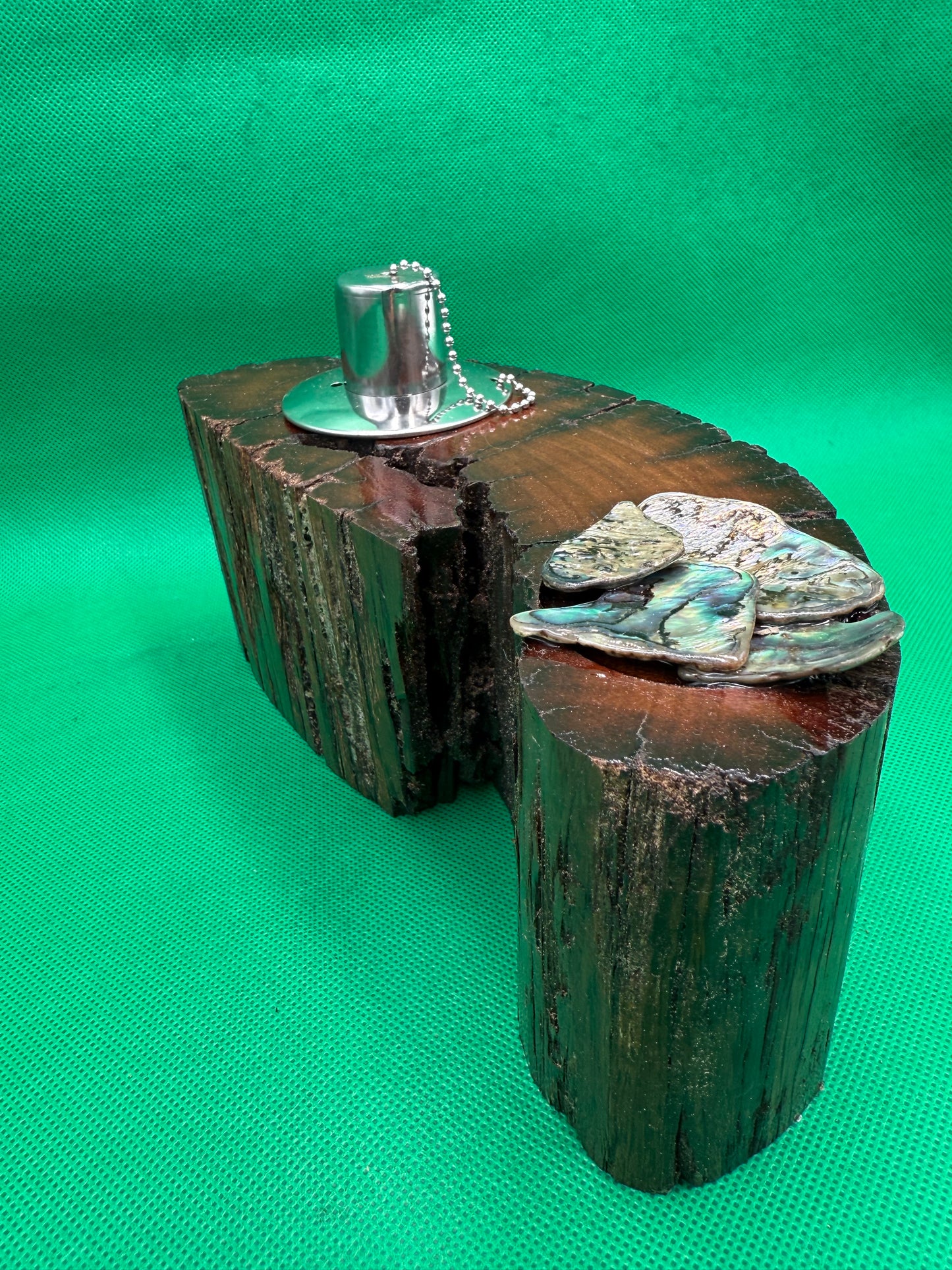 Recycled Wooden Oil Burner Large  81