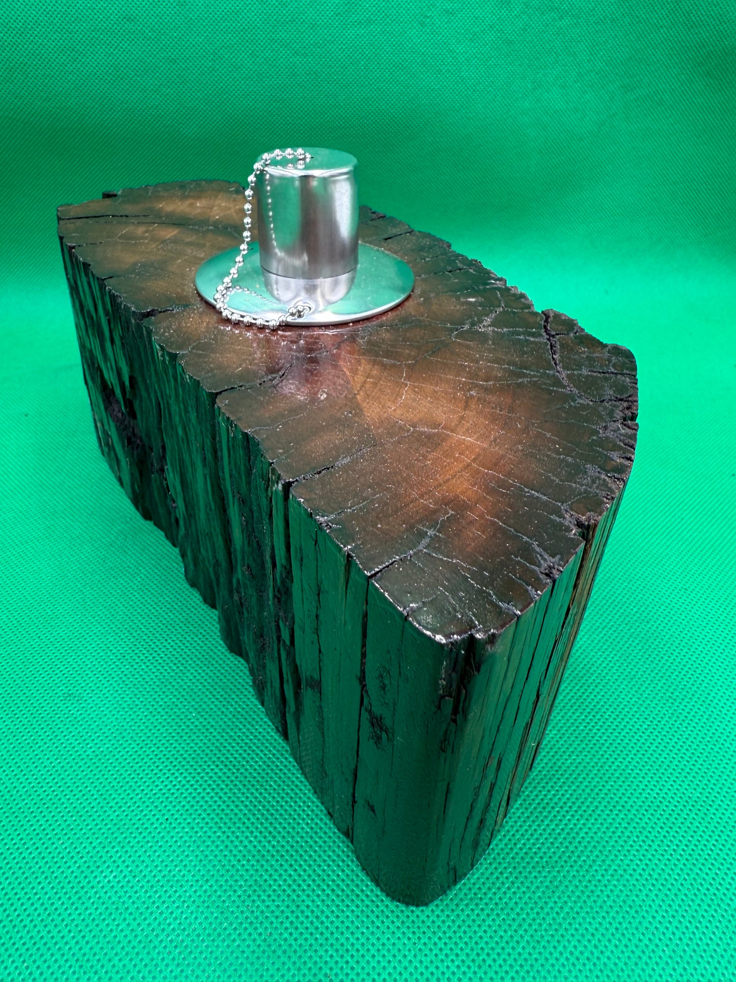 Recycled Wooden Oil Burner Large 31