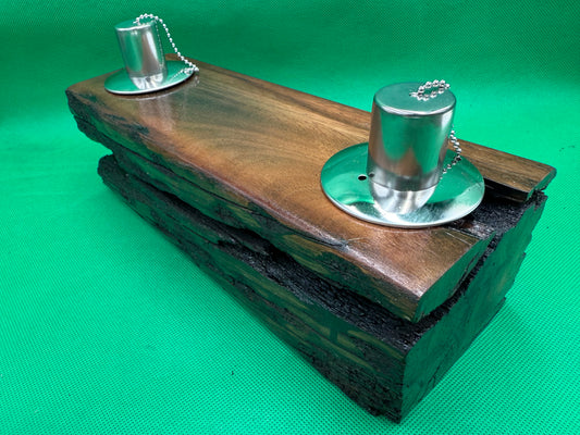 Log Recycled Wooden Oil Burner 18
