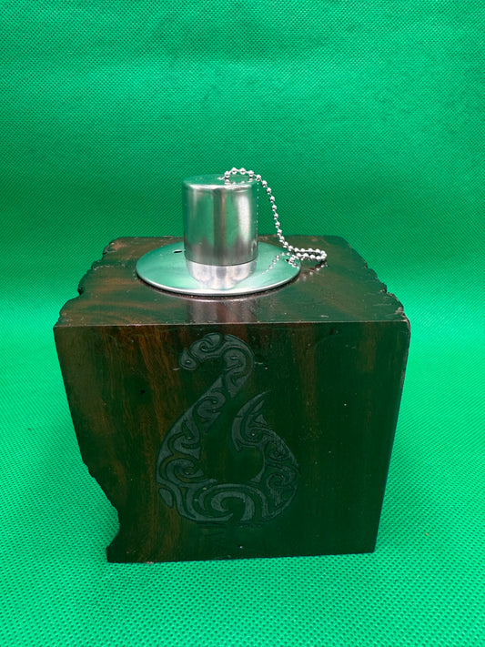 Recycled Wooden Oil Burner Small 106