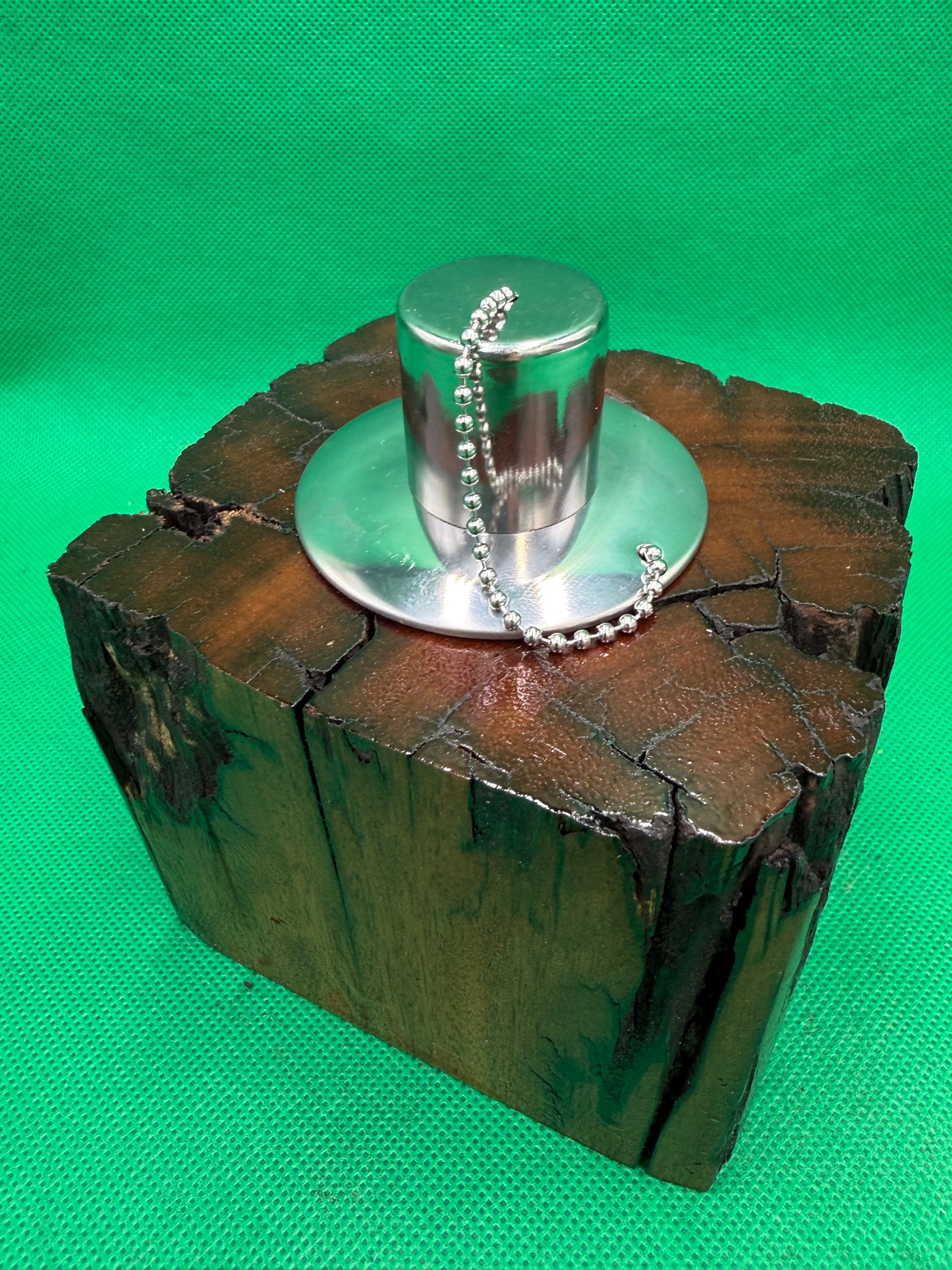 Recycled Wooden Oil Burner Small 63