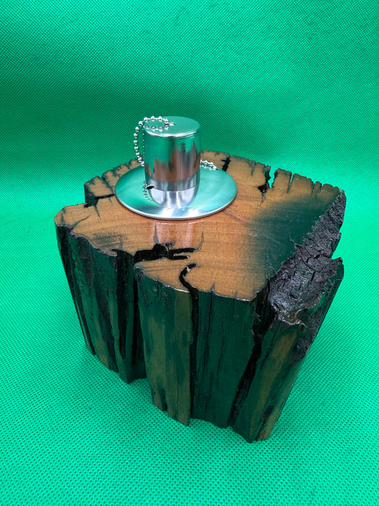 Recycled Wooden Oil Burner Small 104