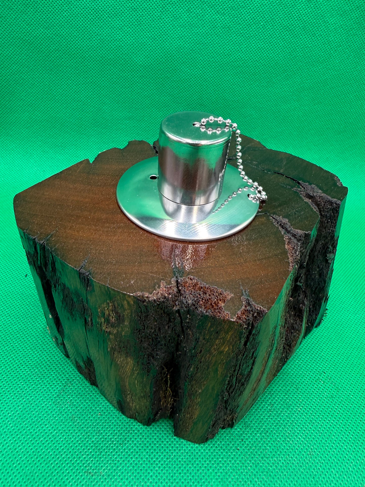 Recycled Wooden Oil Burner Small 50