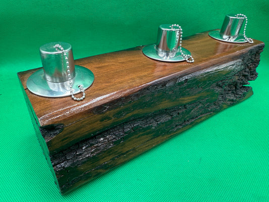 Recycled Wooden Oil Burner Log 109