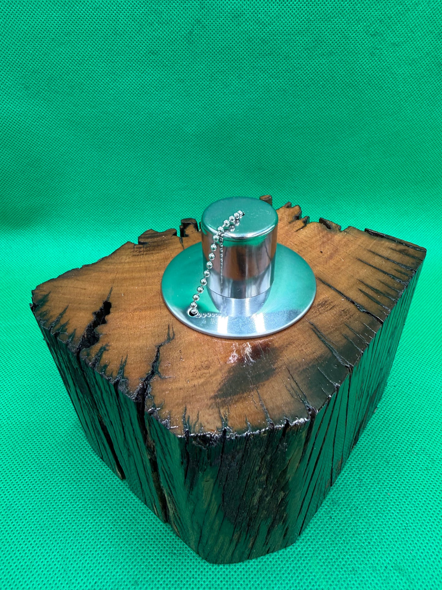 Recycled Wooden Oil Burner Small 28