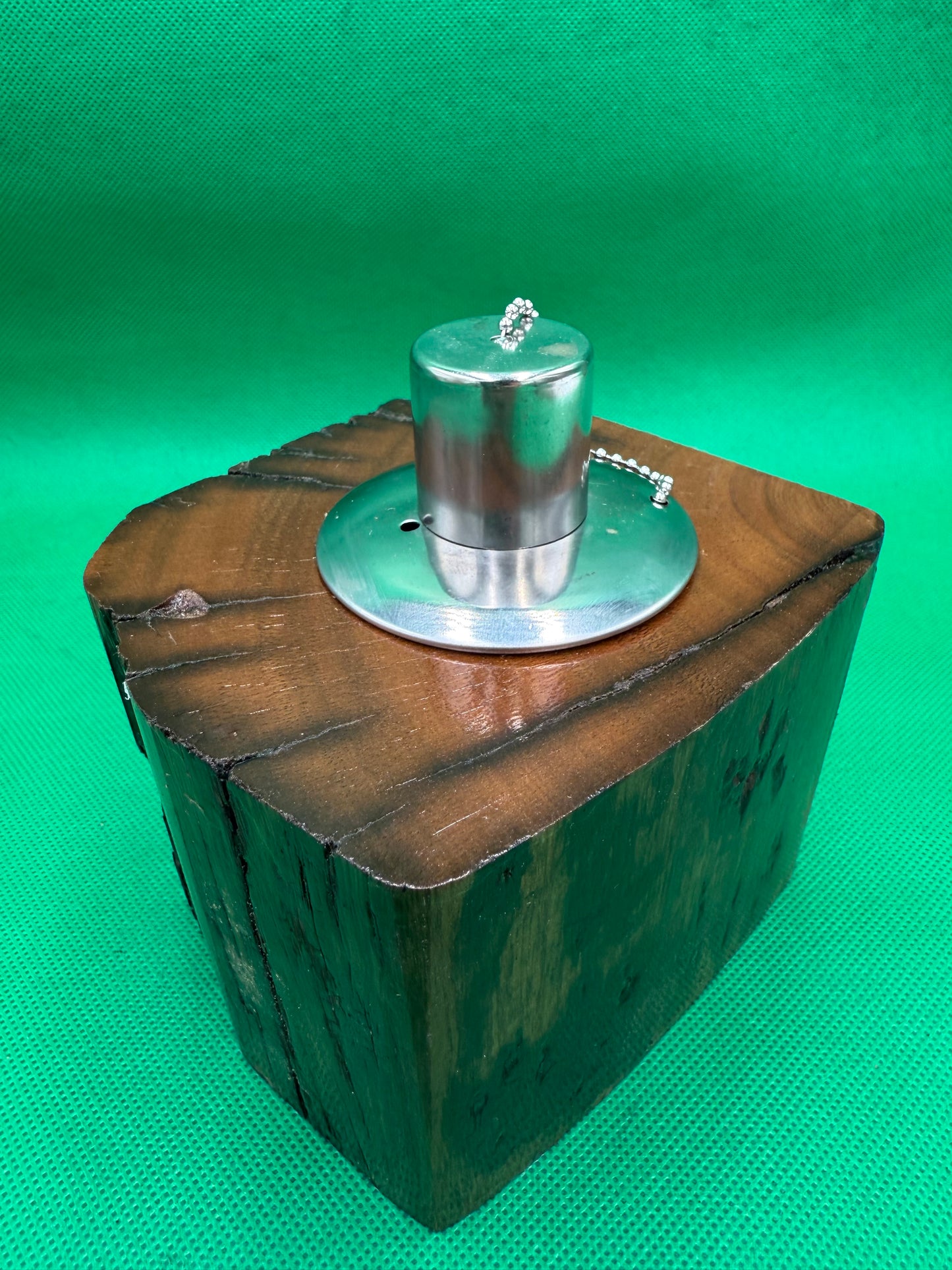 Recycled Wooden Oil Burner Small 26 “Cowboy”