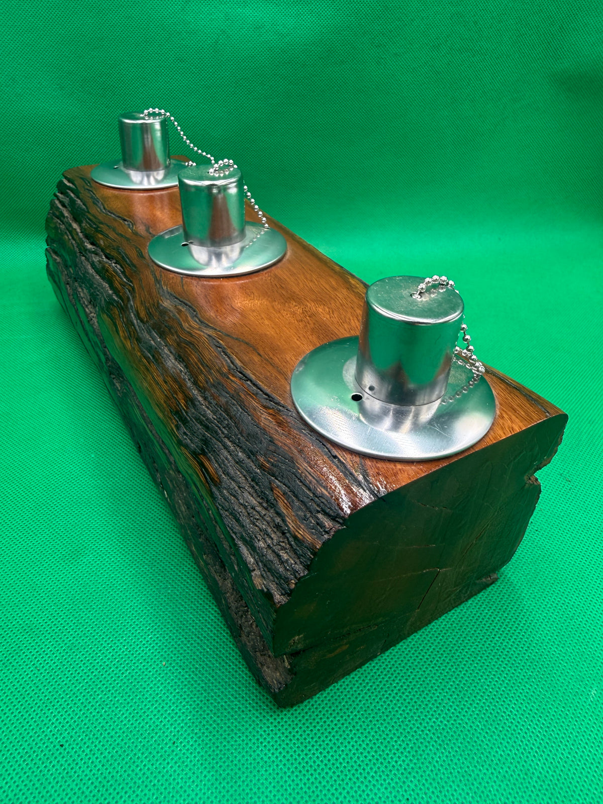 Log Recycled Wooden Oil Burner 74
