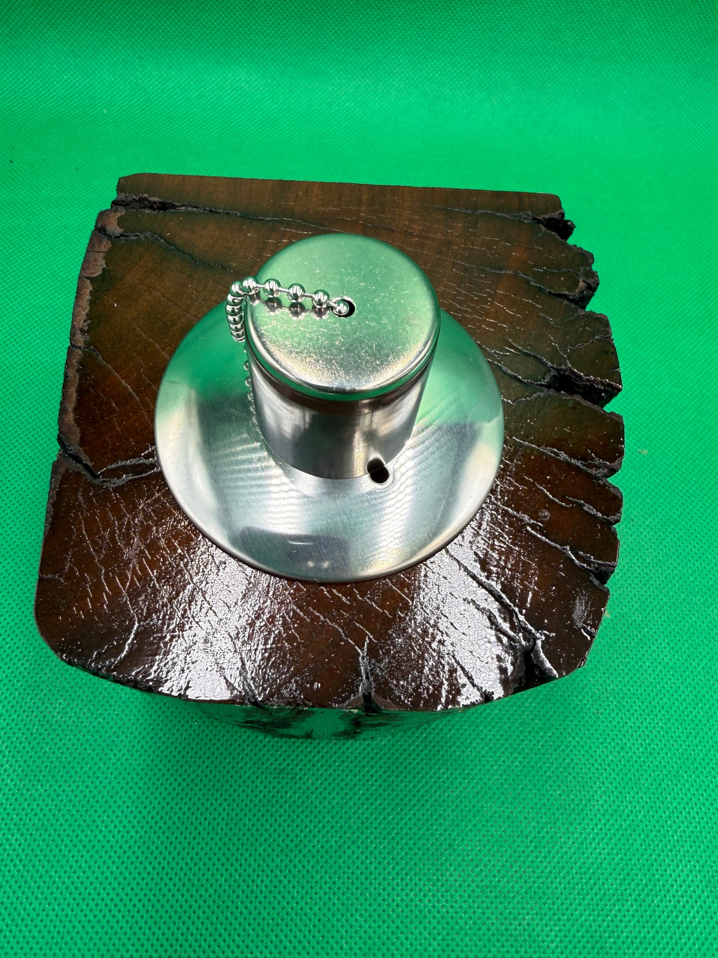 Recycled Wooden Oil Burner Small 93