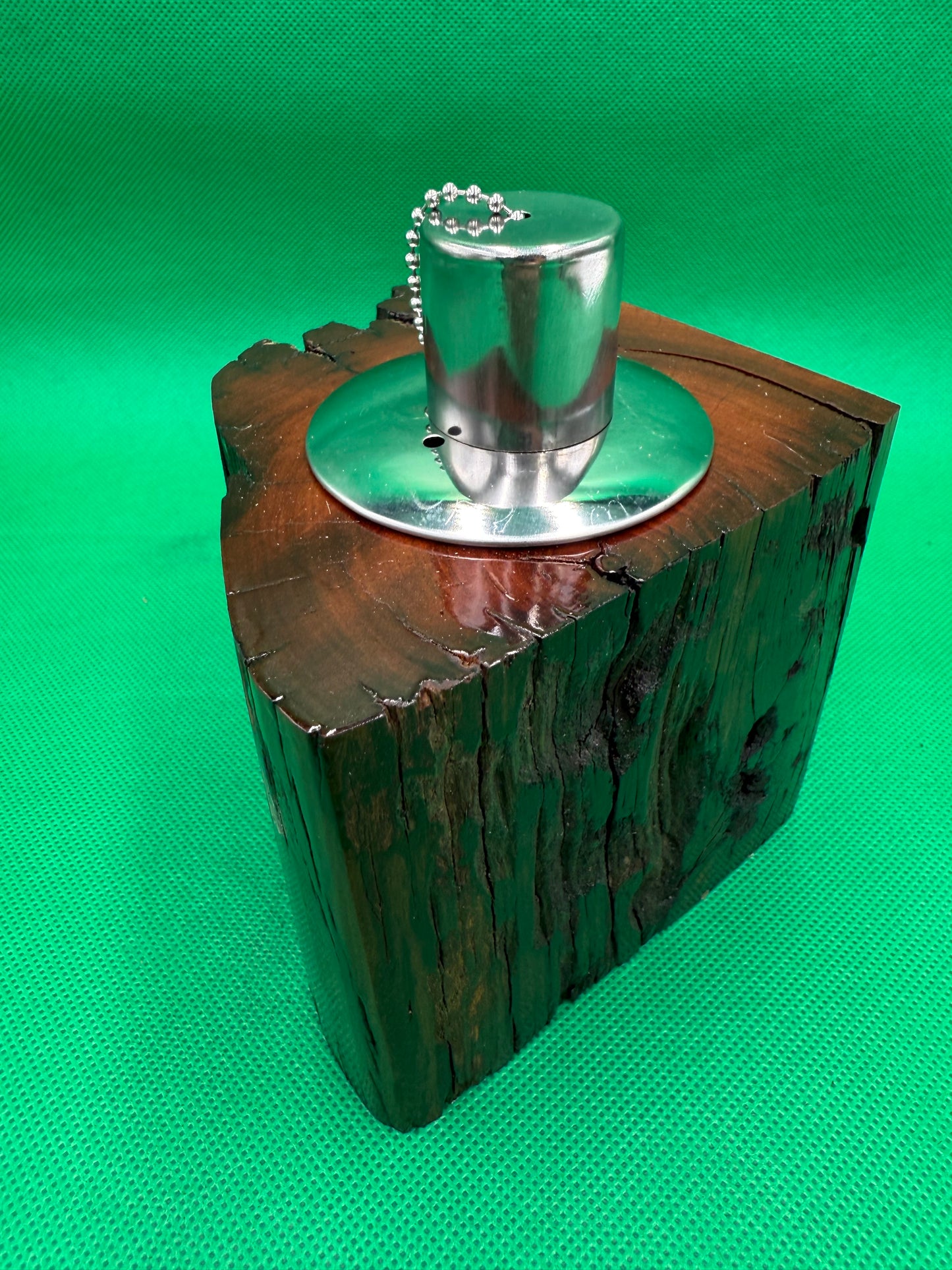 Recycled Wooden Oil Burner Small 27