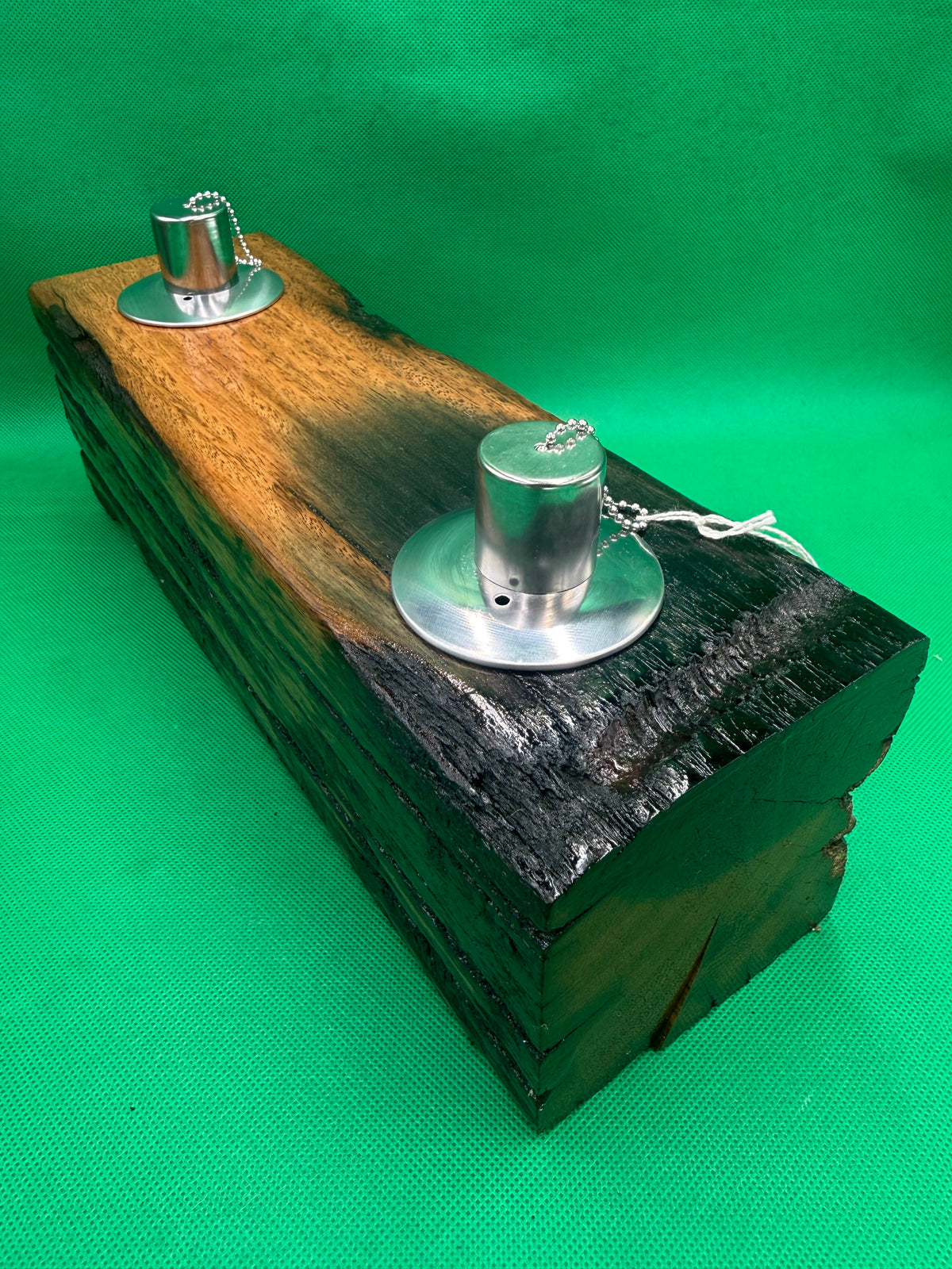 Log Recycled Wooden Oil Burner 73