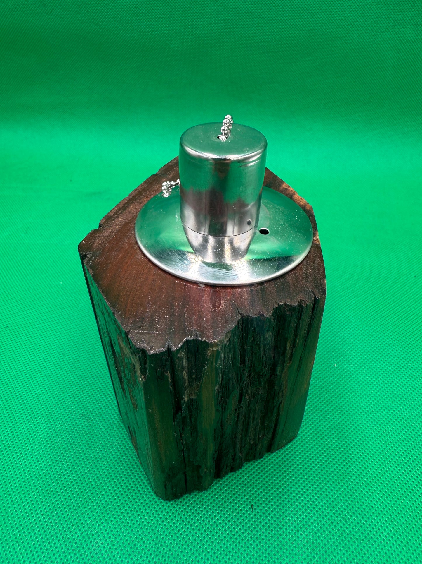 Recycled Wooden Oil Burner Small 124