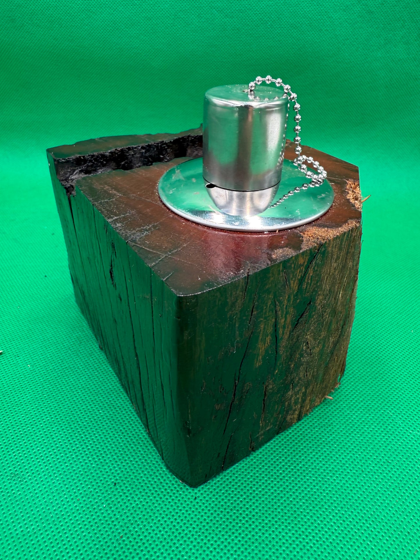 Recycled Wooden Oil Burner Small 70