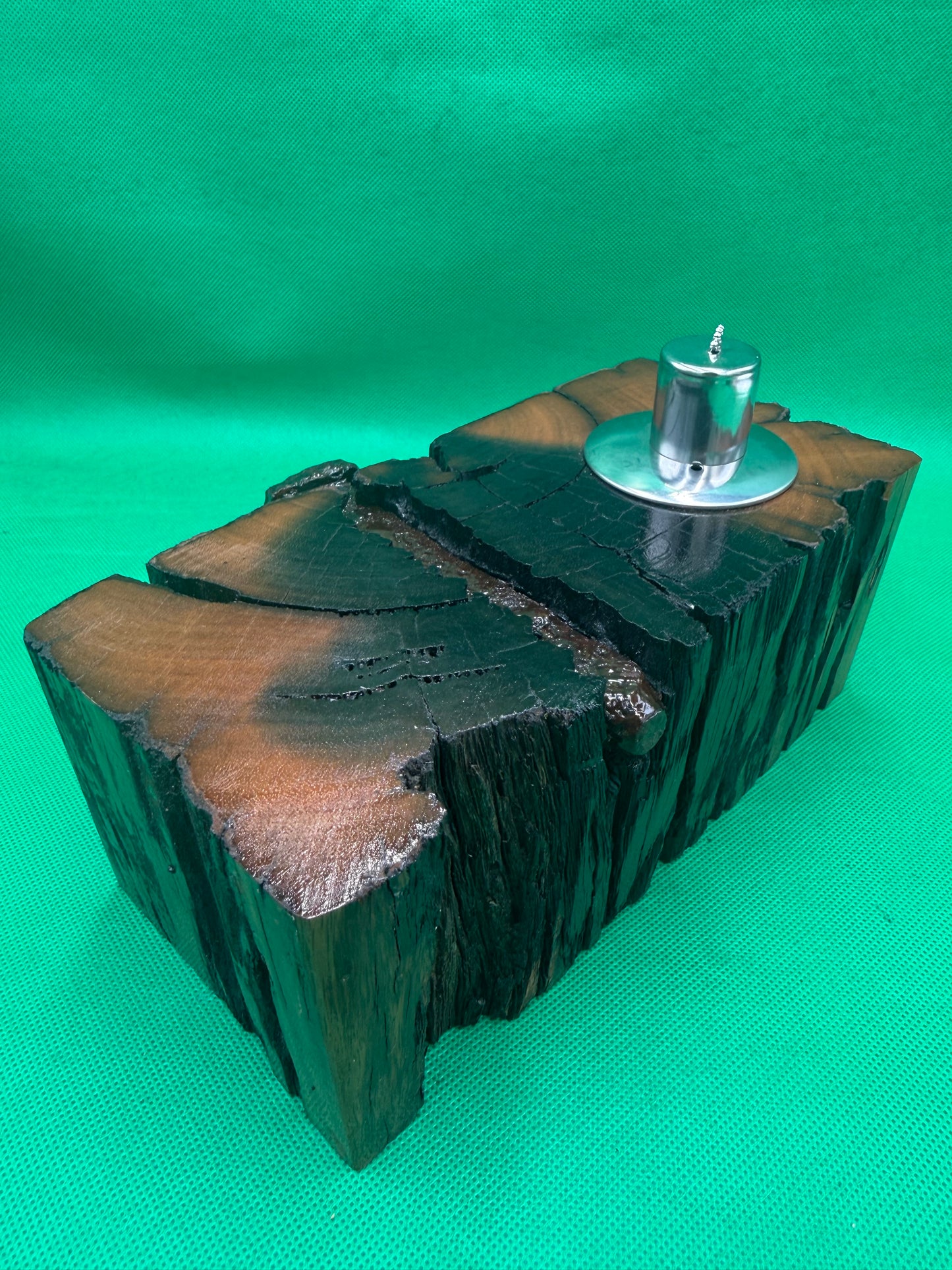 Recycled Wooden Oil Burner Large 29