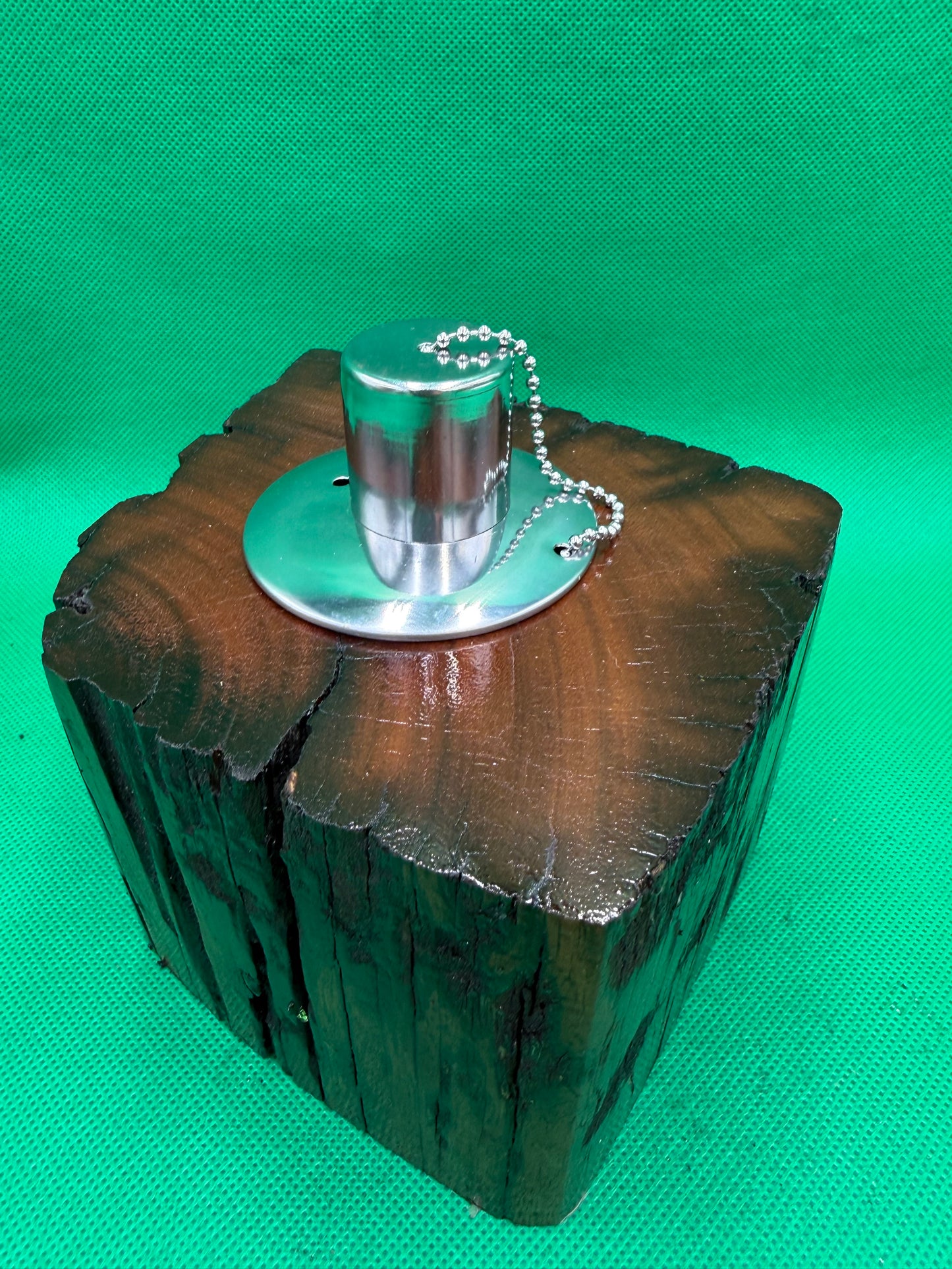 Recycled Wooden Oil Burner Small 45