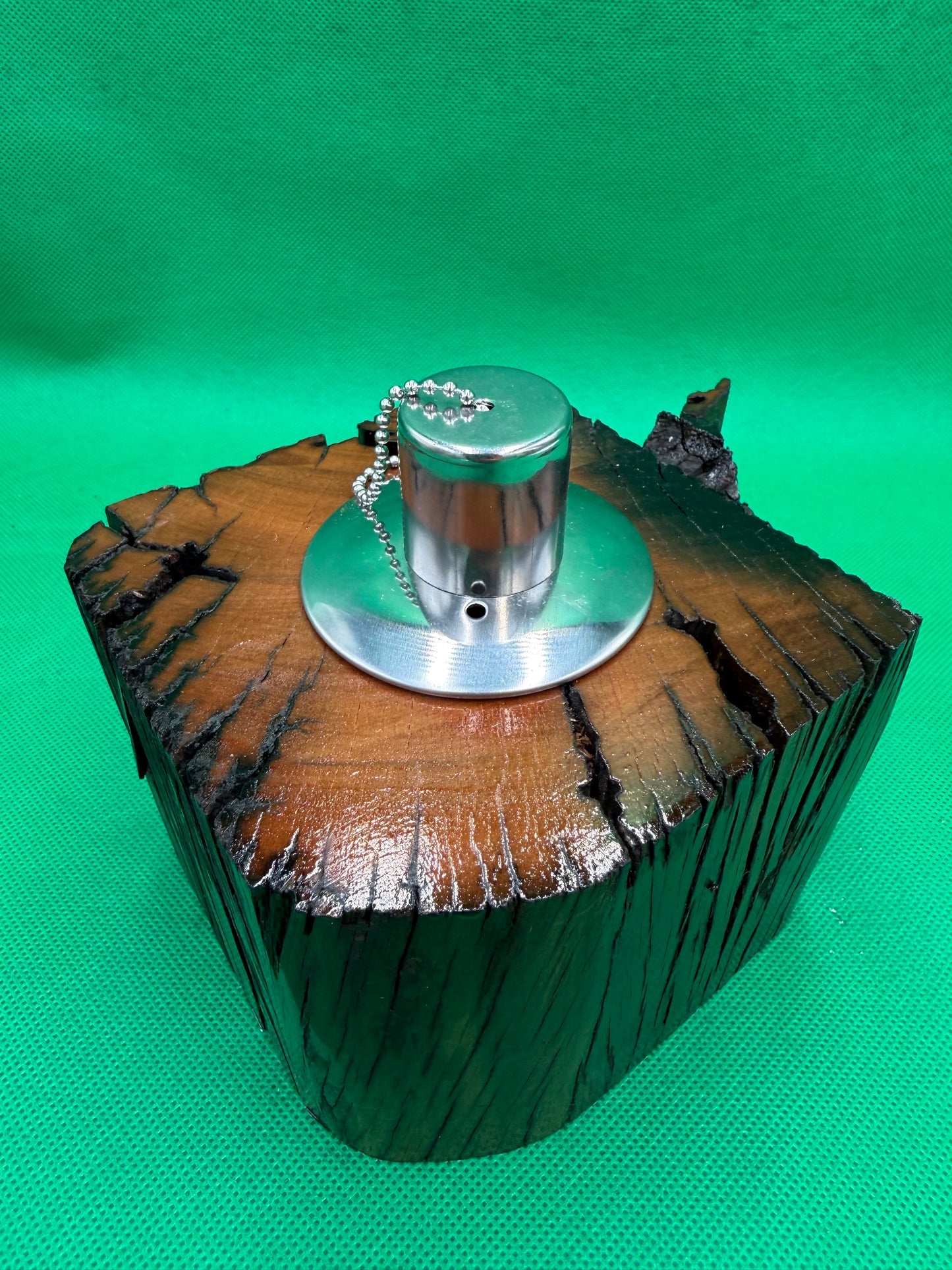 Recycled Wooden Oil Burner Small 43