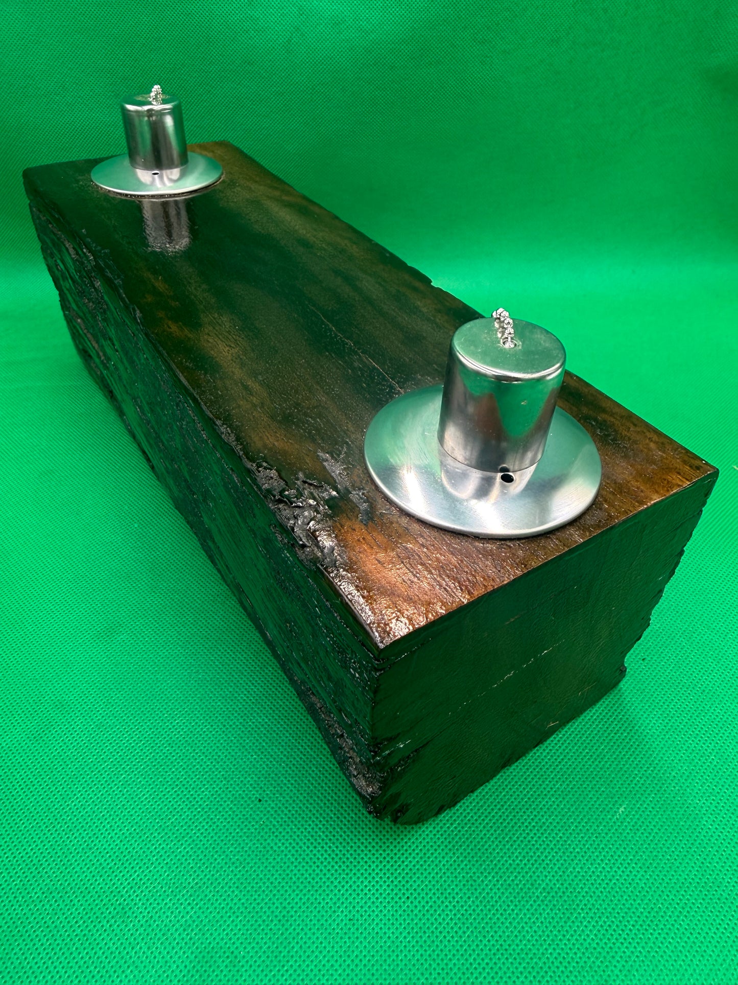 Log Recycled Wooden Oil Burner 39