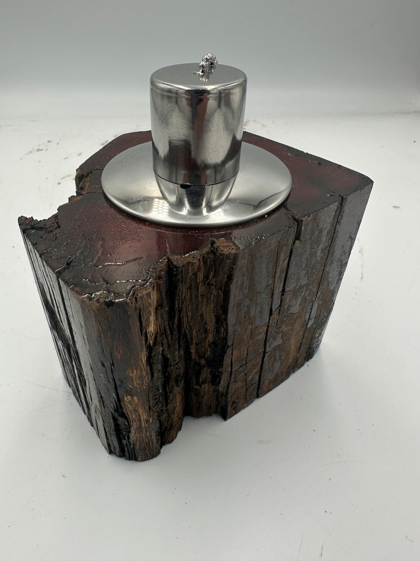Recycled Wooden Oil Burner Small 85