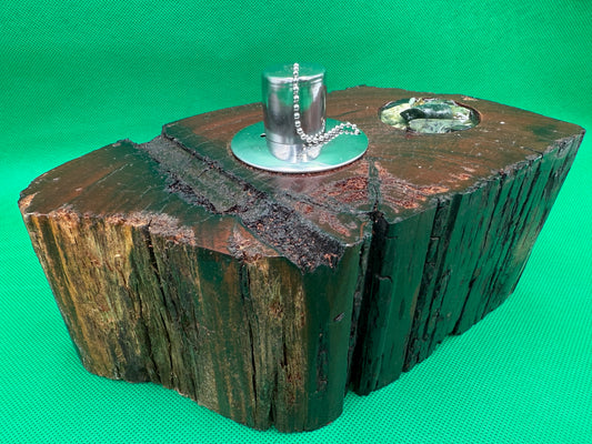 Recycled Wooden Oil Burner Large 60