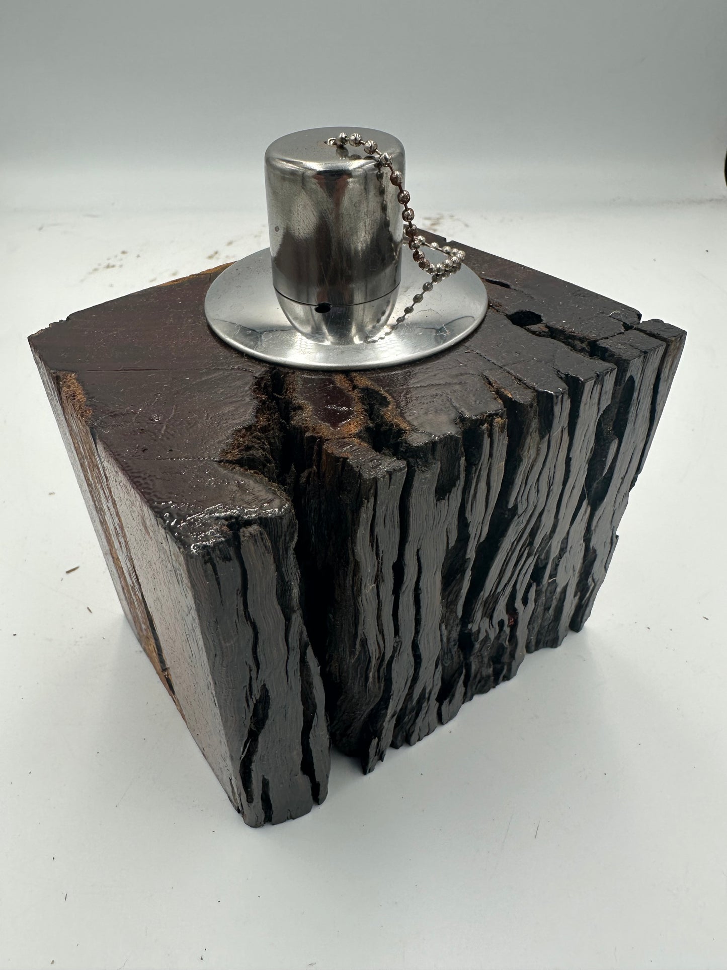 Recycled Wooden Oil Burner Small  80
