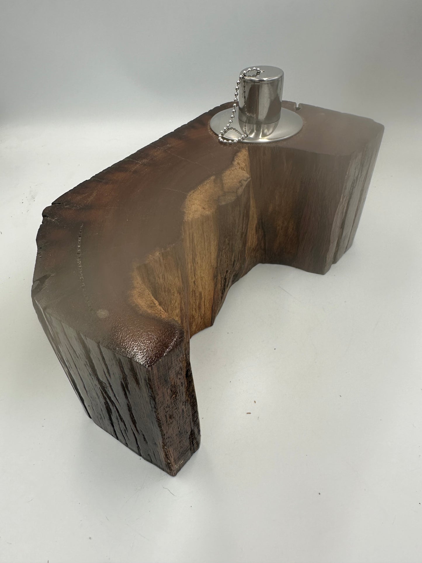 Recycled Wooden Oil Burner Large 103