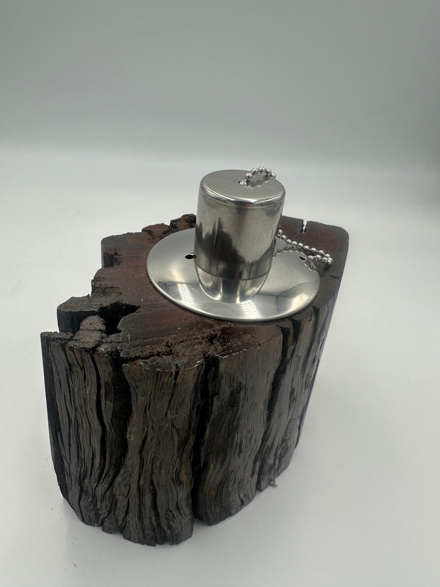 Recycled Wooden Oil Burner 9