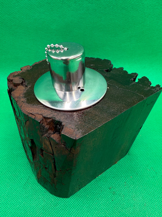 Recycled Wooden Oil Burner Small 24