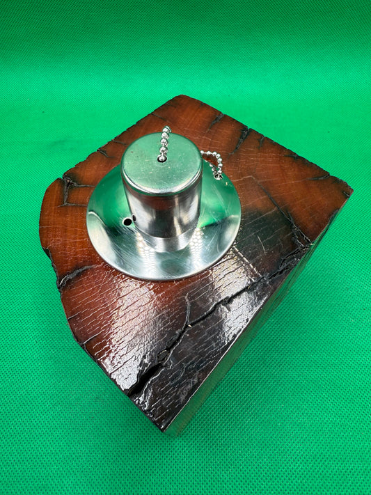 Recycled Wooden Oil Burner Small 86